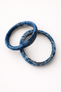 Unique Handmade Denim Bracelets Duo Recycled Alessandra Bianco 2026 Blue | Bardo