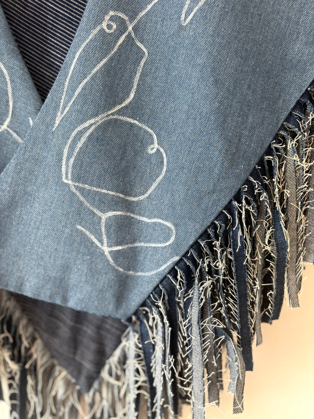 Unique Reversible Denim Multifunctional Piece Unisex Paula Roselló Paris 2026 Blue | Bardo