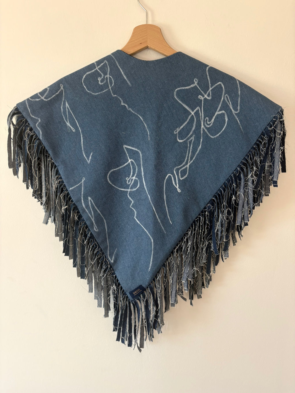 Unique Reversible Denim Multifunctional Piece Unisex Paula Roselló Paris 2026 Blue | Bardo