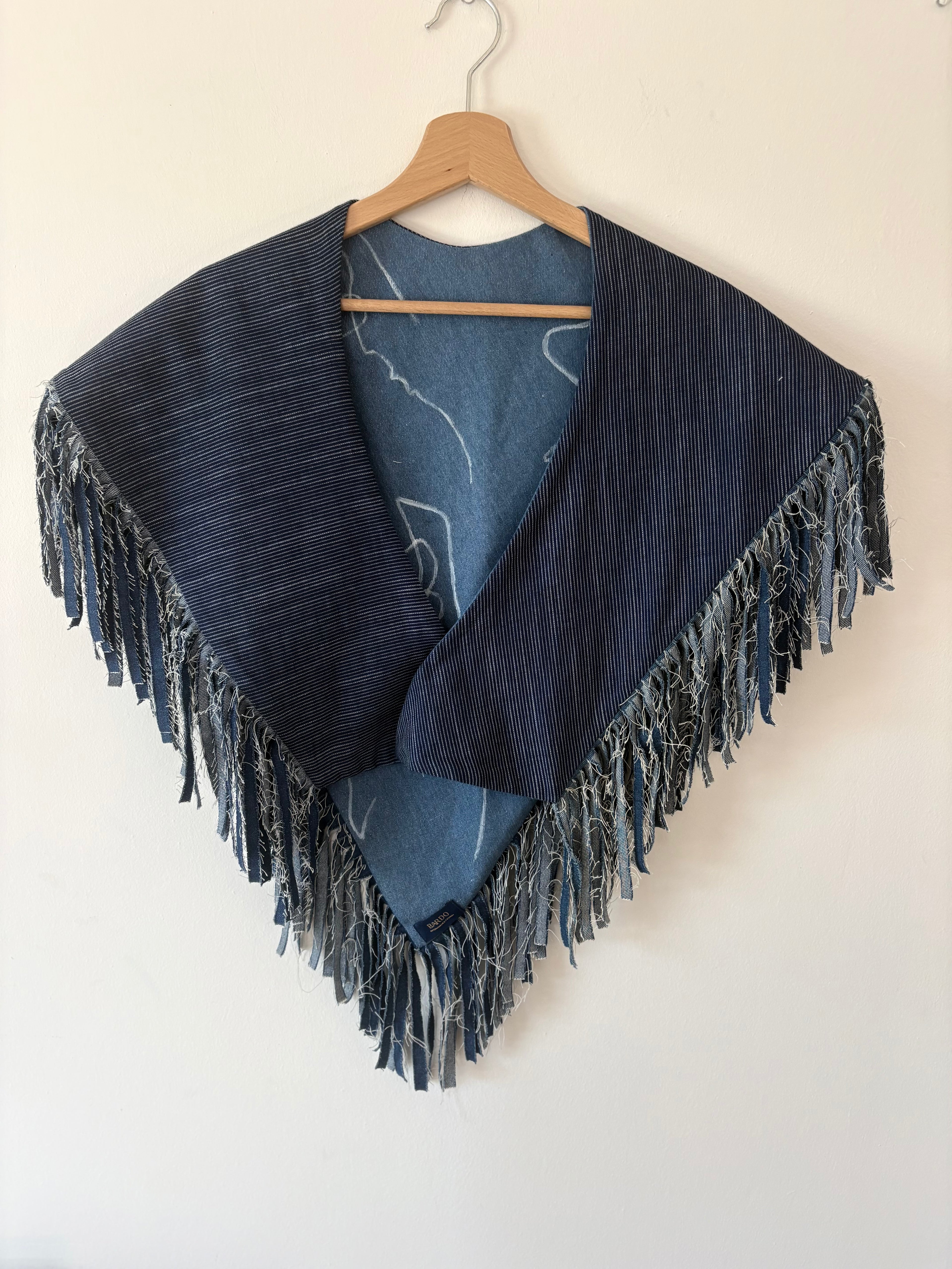 Unique Reversible Denim Multifunctional Piece Unisex Paula Roselló Paris 2026 Blue | Bardo